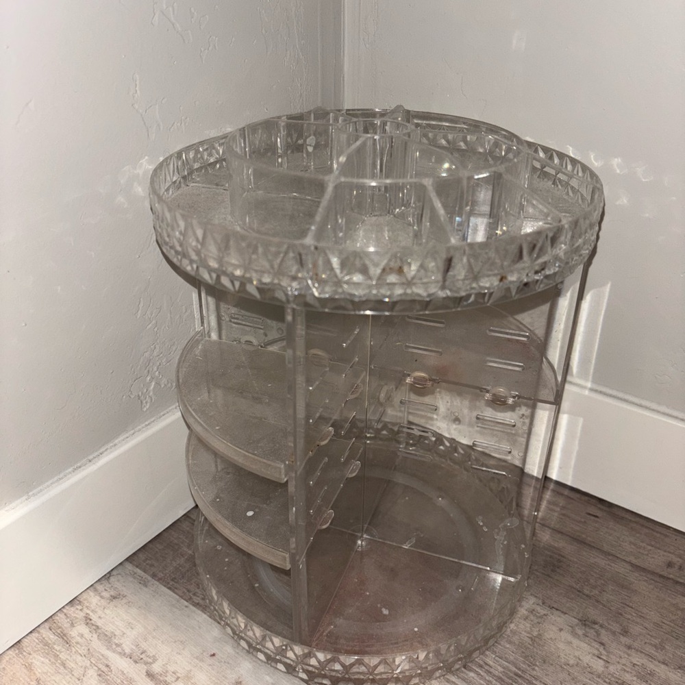Clear Multi-Tier Makeup Organizer